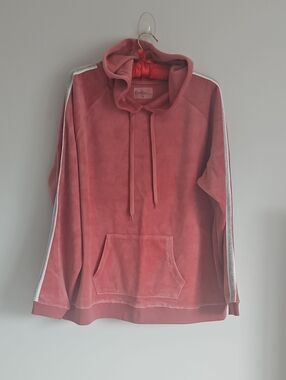 Jessica Simpson Pink Velour Hoodie